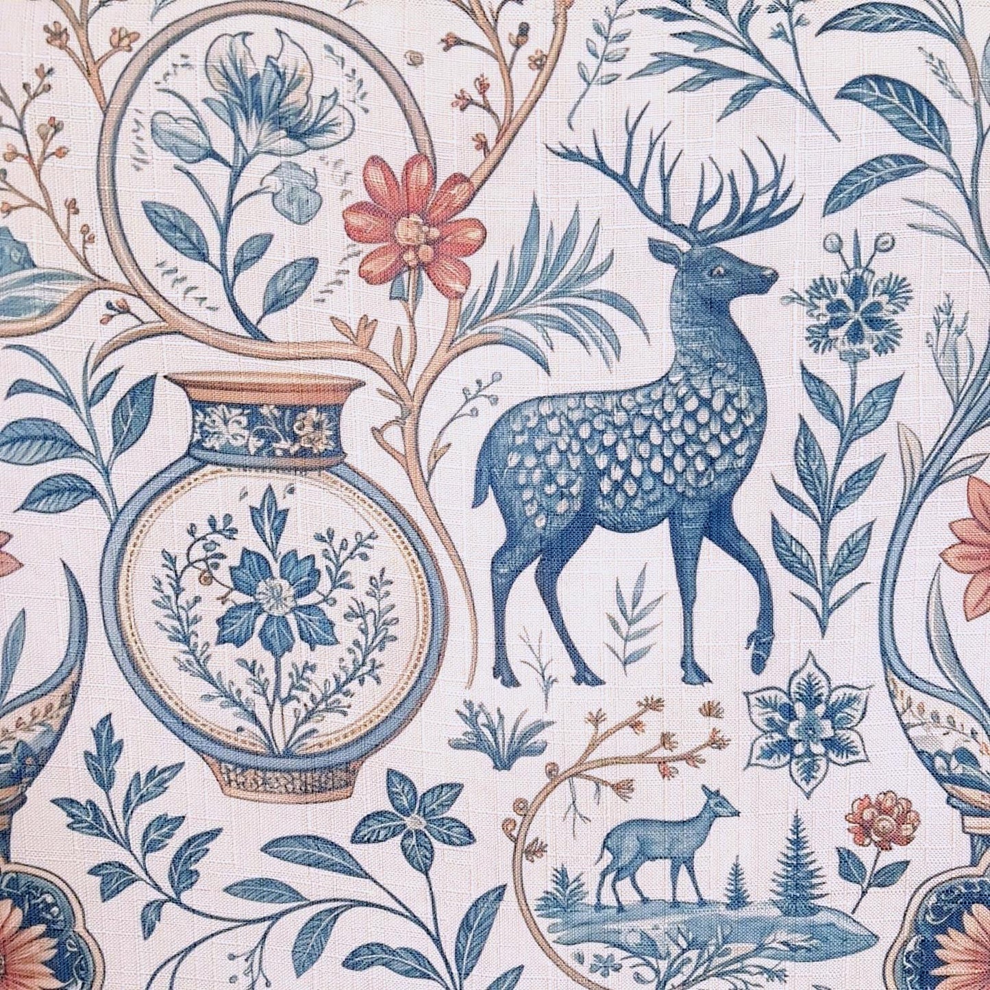 Tecido Para Sofá Linho Sintético Cervo