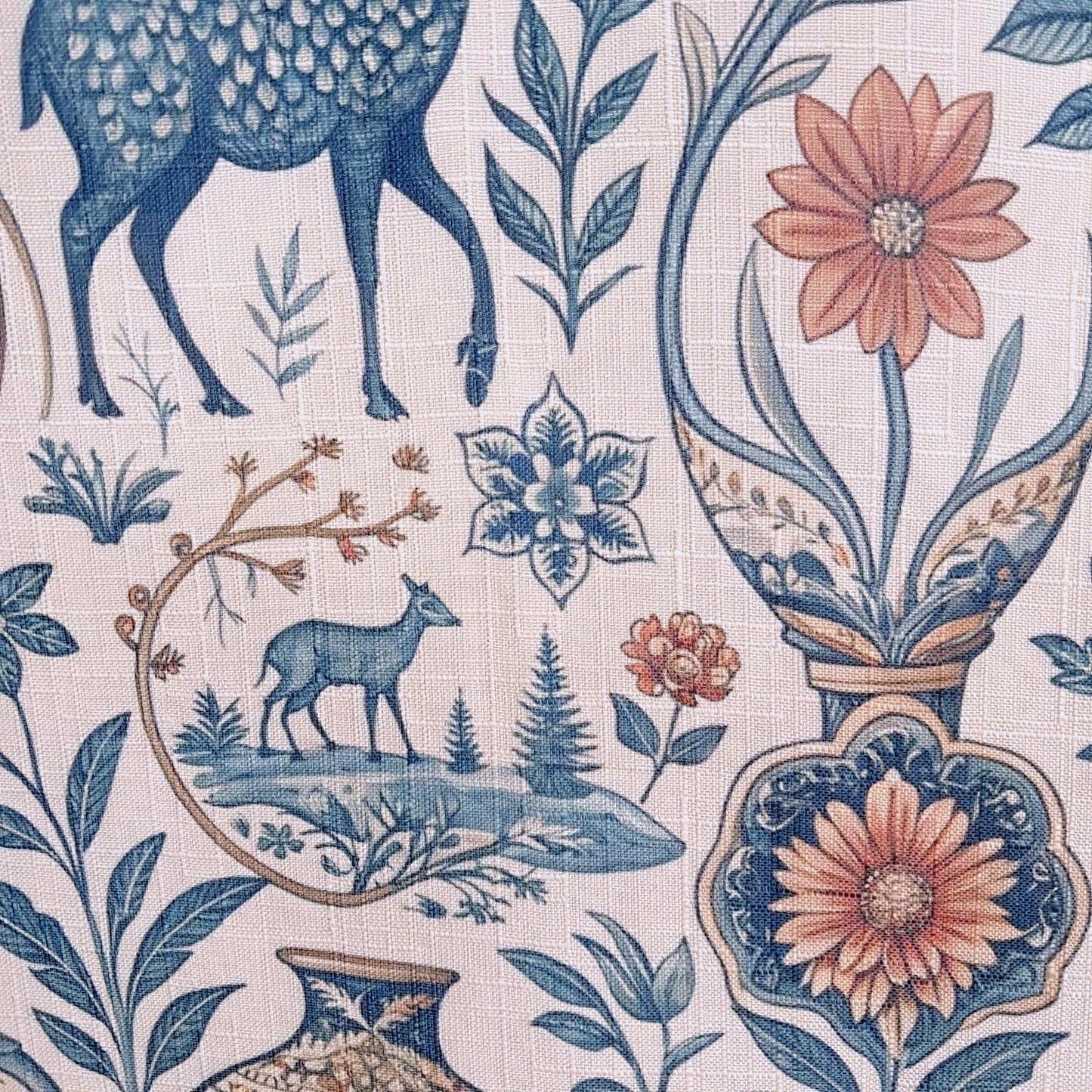 Tecido Para Sofá Linho Sintético Cervo