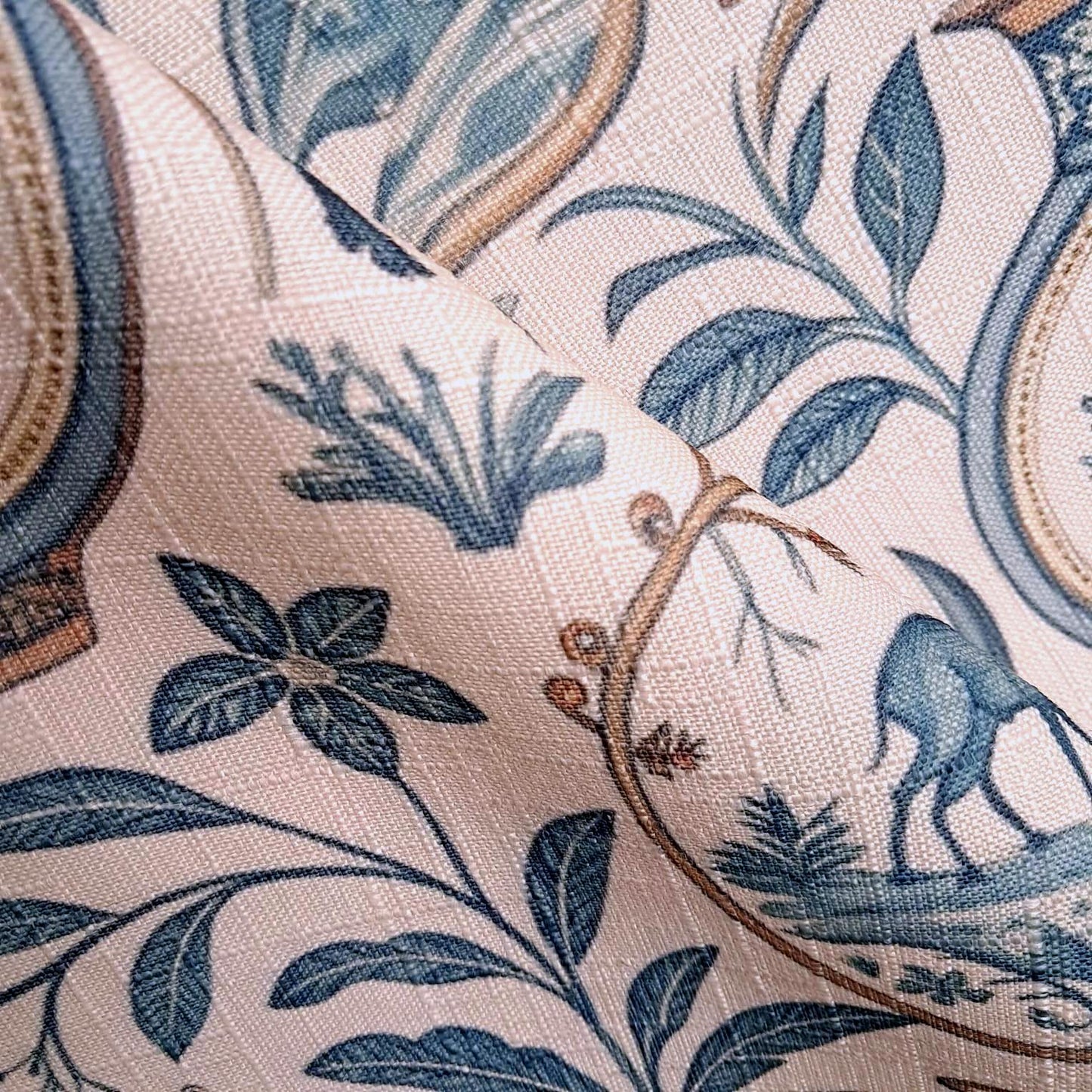 Tecido Para Sofá Linho Sintético Cervo