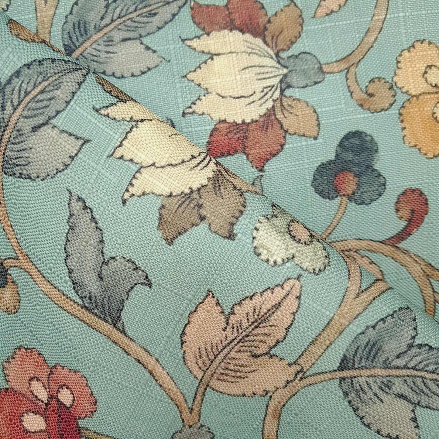 Tecido Para Sofá Linho Sintético Arabesco Tiffany