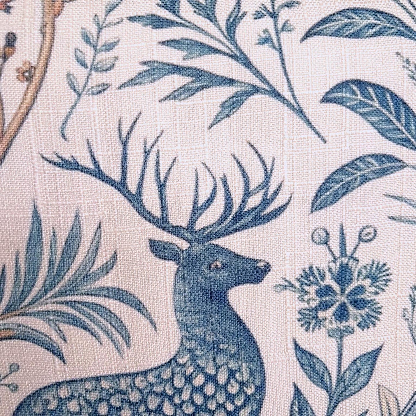 Tecido Para Sofá Linho Sintético Cervo