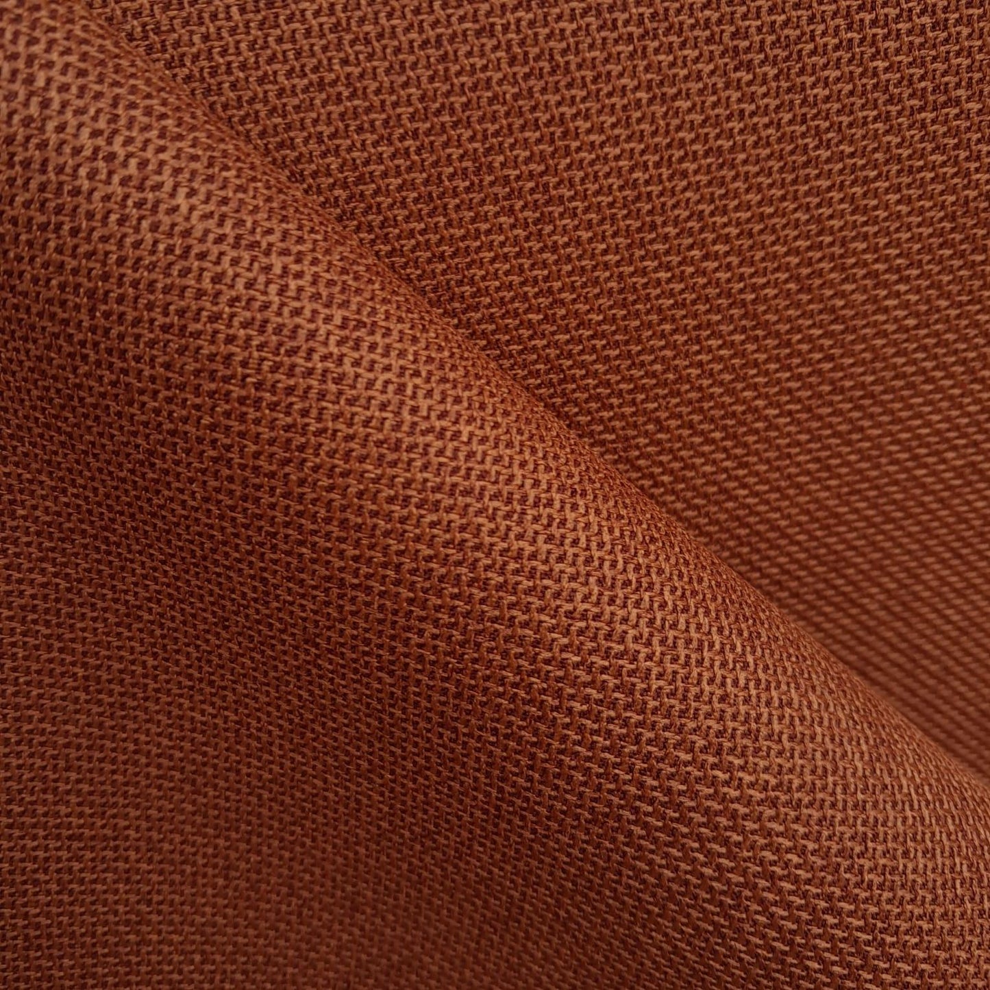 Tecido Para Sofá Linho Sintético Premium Terracota