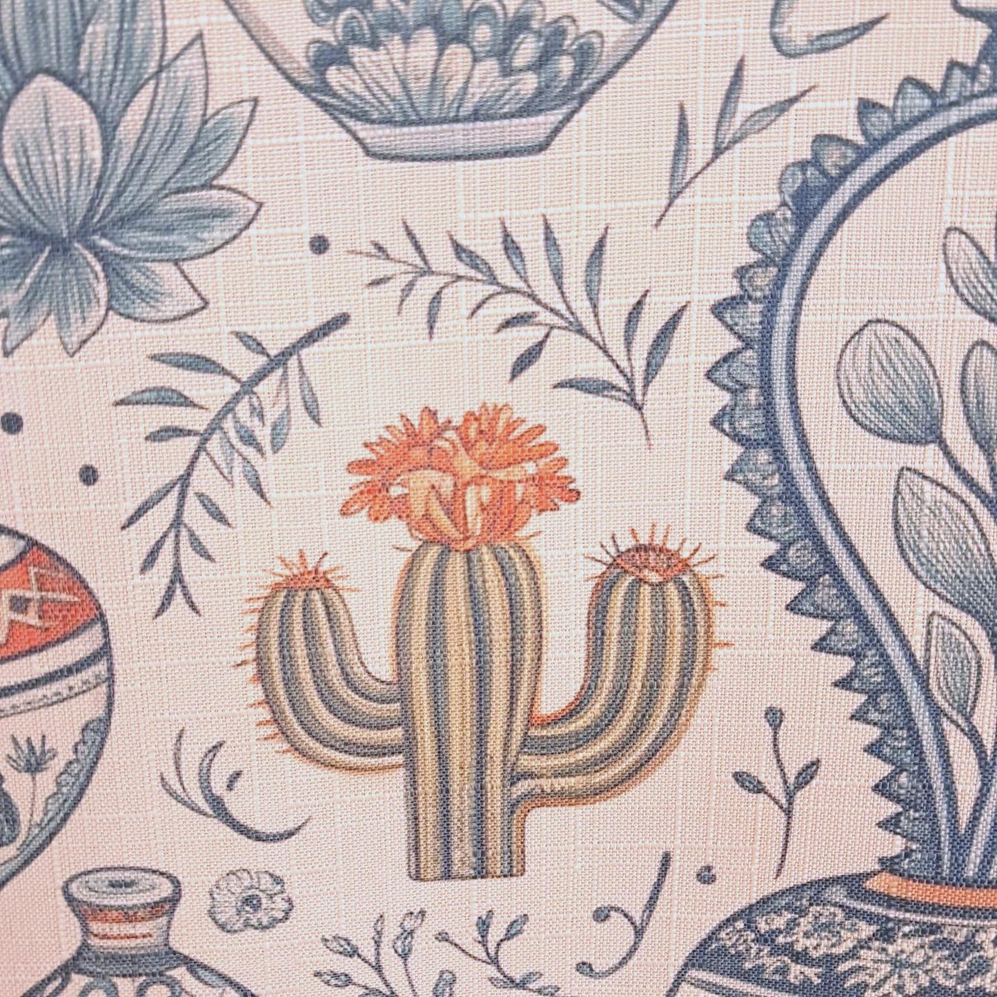 Tecido Para Sofá Linho Sintético Cacto