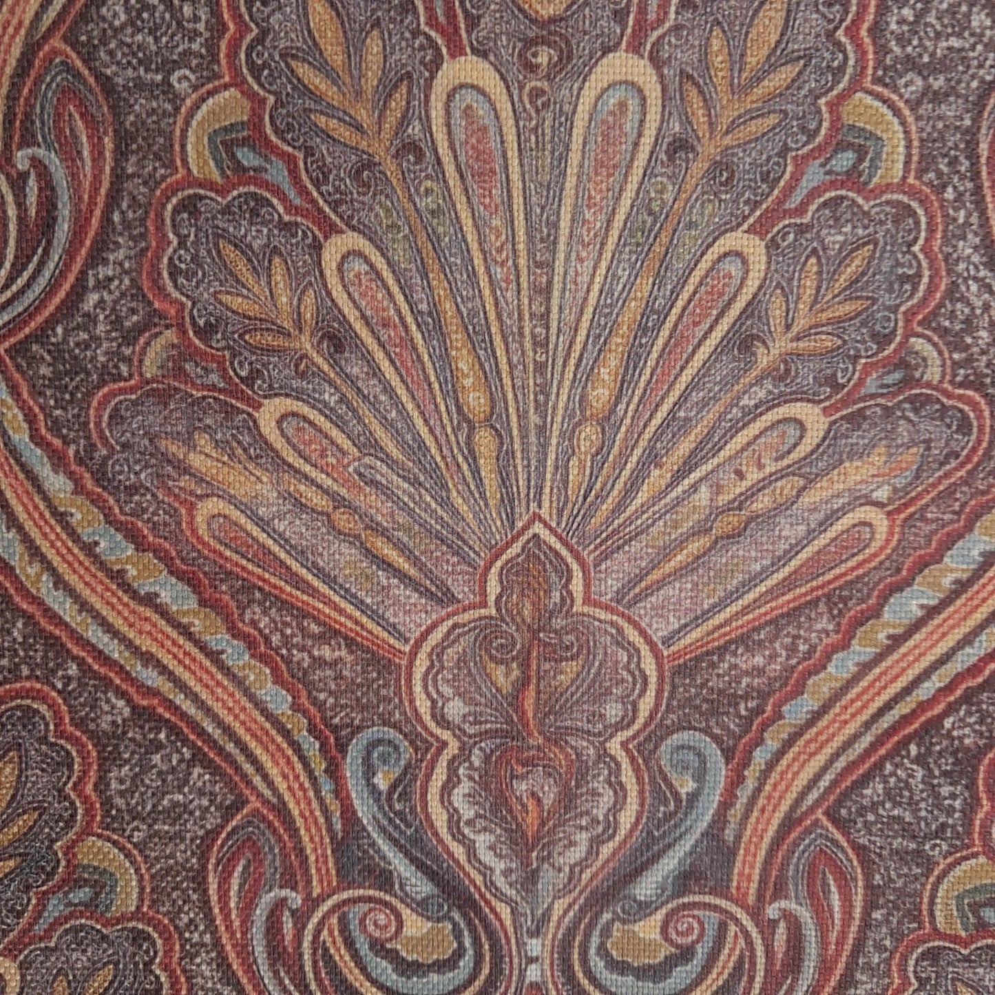 Tecido Para Sofá Linho Sintético Kashi Bordo