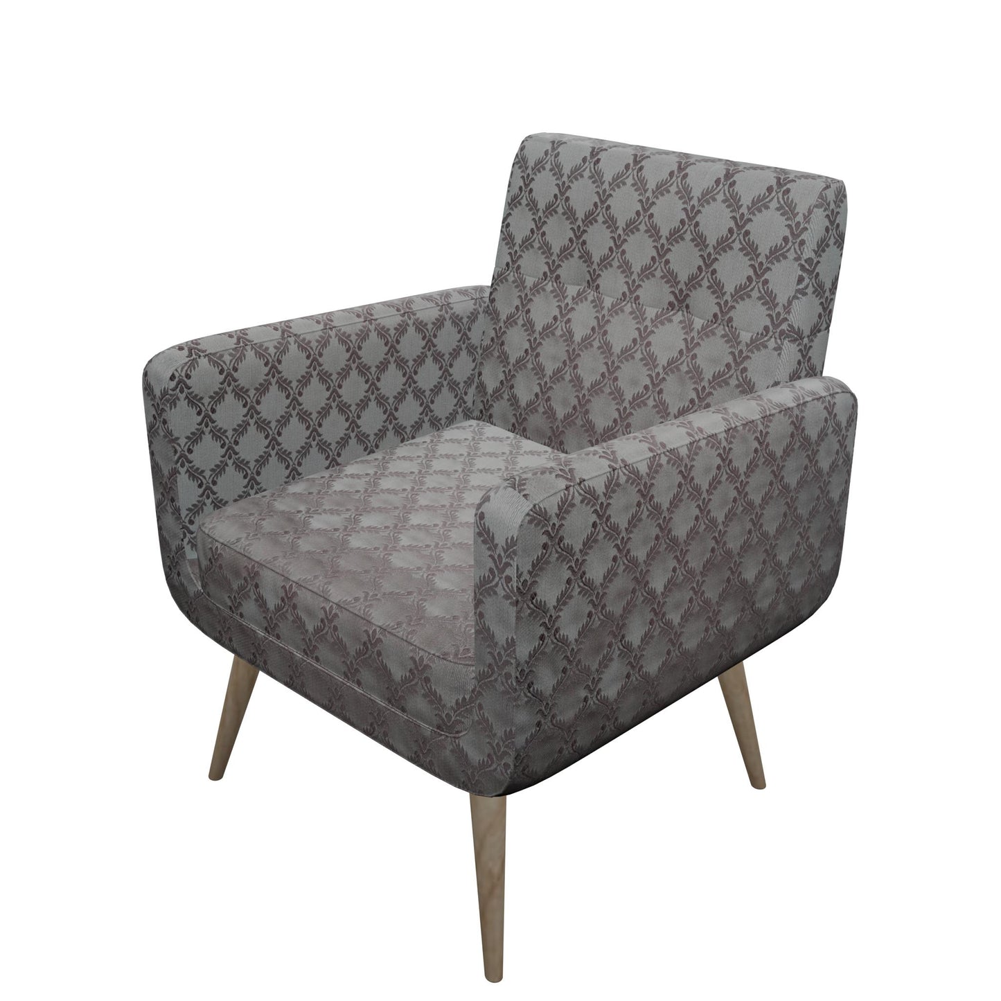 Tecido Para Sofá Chantung Bordado Rose