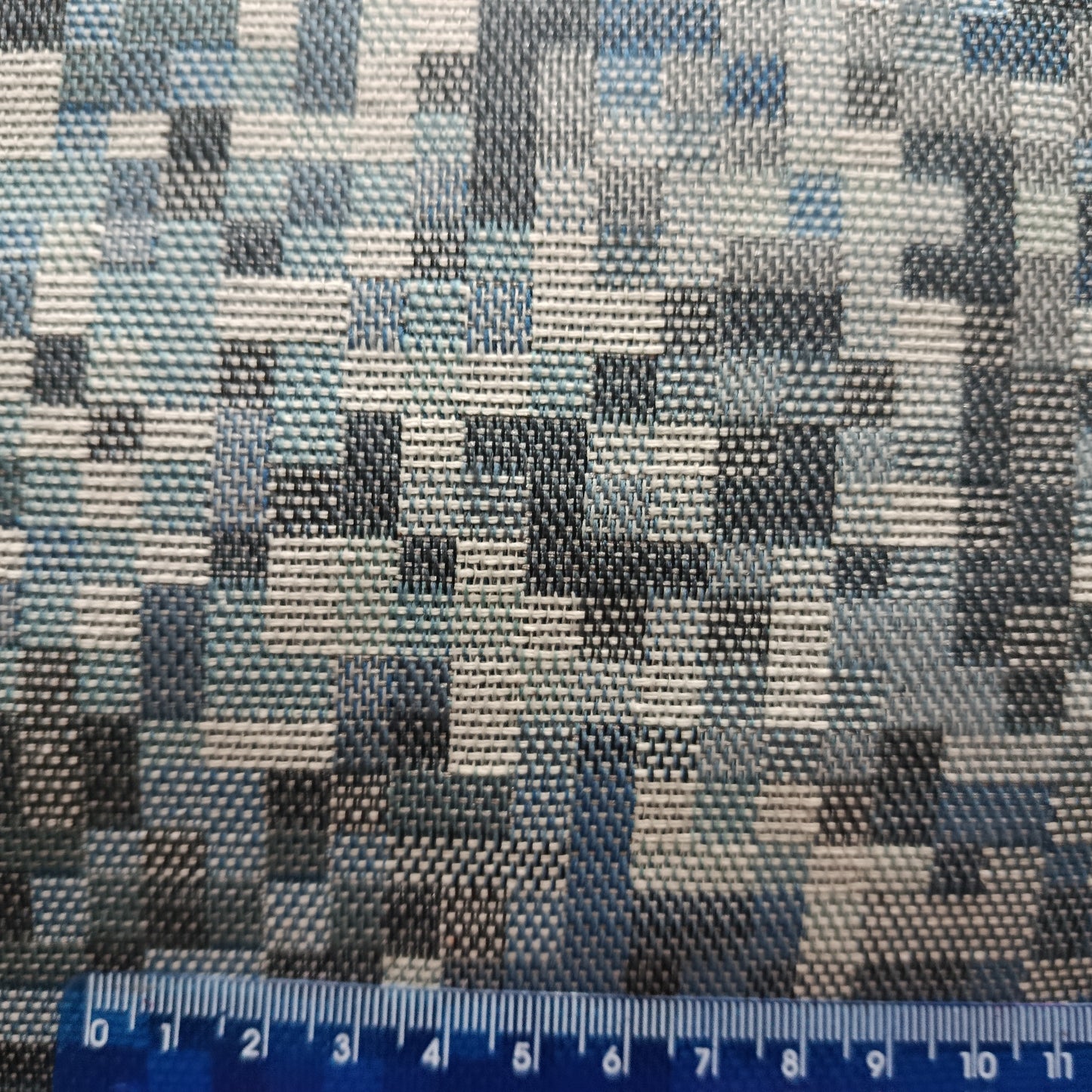 Tecido Para Sofá Gobelem Pixel Azul