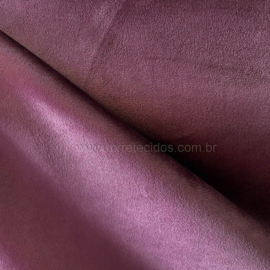 Tecido Para Sofá Veludo Liso Violeta - Corttex Indústria Têxtil