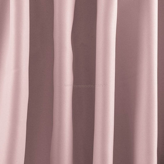 Tecido Para Cortina Semi Blackout Rosa Bebê - Torre Tecidos