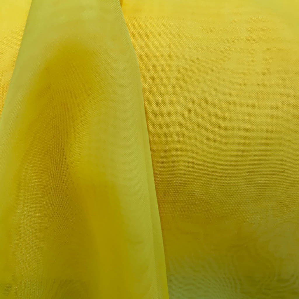 Tecido Para Cortina Voil 3,00m Amarelo - Torre Tecidos