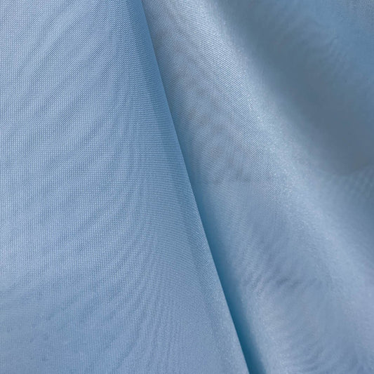 Tecido Para Cortina Voil 3,00m Azul Bebê - Torre Tecidos