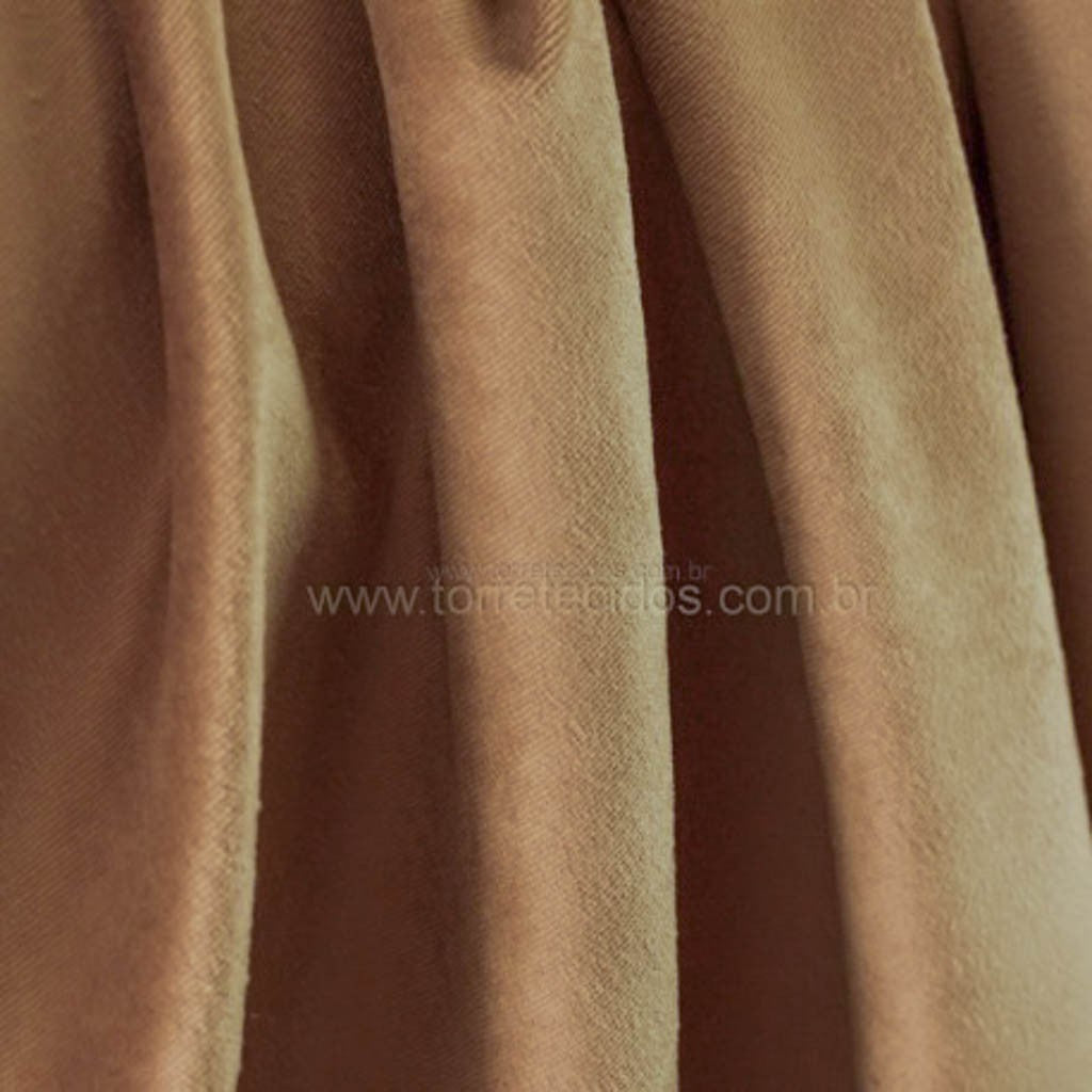 Tecido Para Sofá Veludo Liso Caramelo - Corttex Indústria Têxtil