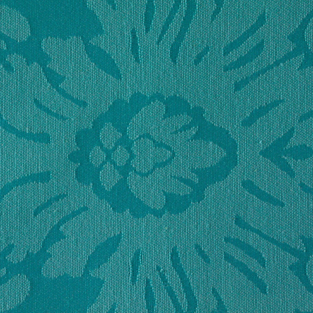 Tecido Para Cortina Jacquard Adamascado Monarca Azul Tiffany - Torre Tecidos