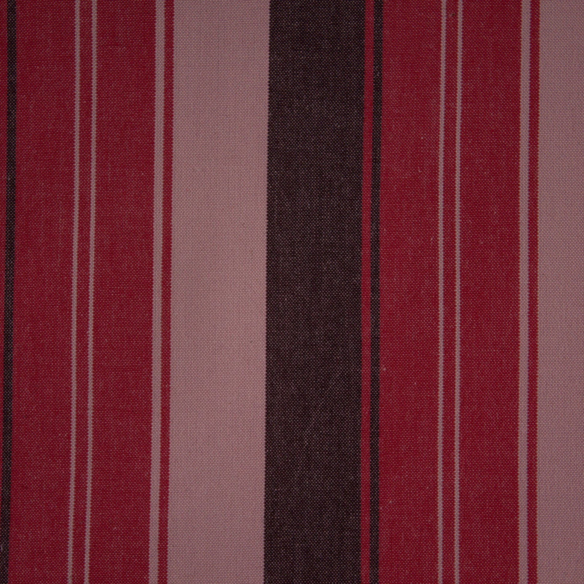 Tecido Para Sofá Algodão Colorê Listras Vermelho/Marrom - Torre Tecidos
