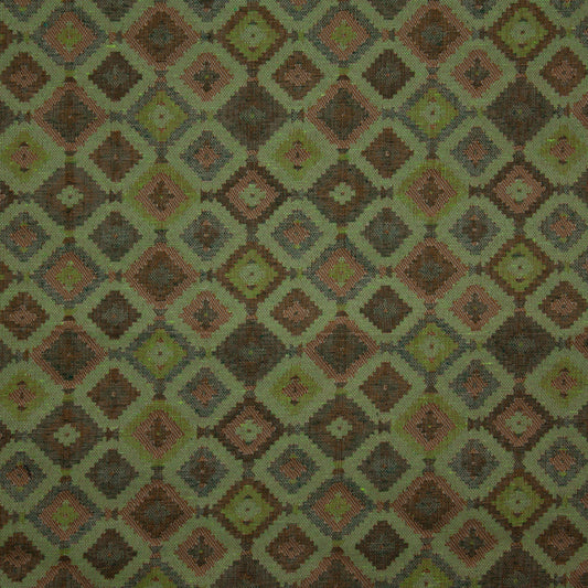 Tecido Para Sofá Gobelem Losango Verde - Torre Tecidos