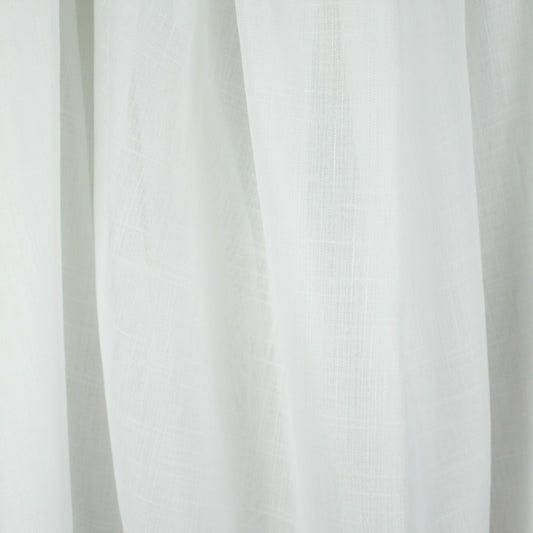 Tecido Para Cortina Rústico Flame Branco - Corttex Indústria Têxtil
