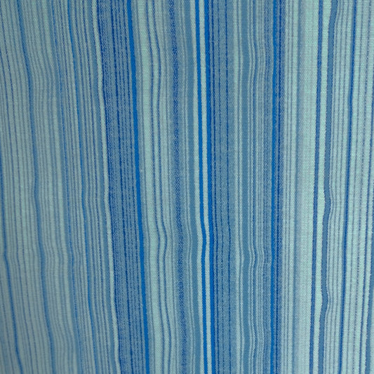 Tecido Para Sofá Gorgurão listras finas azul - Tecelagem Jolitex