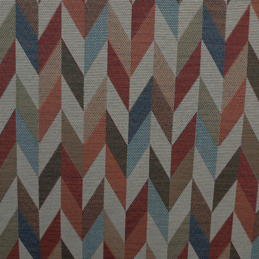 Tecido Para Sofá Gobelem Pixel Setas Crú/Verde - Meneghel Indústria Têxtil