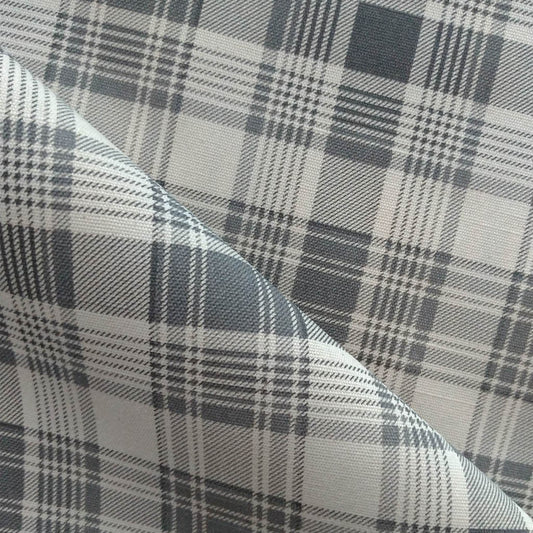 Tecido Para Sofá Algodão Cotone Xadrez preto/branco - Tecidos Fiama