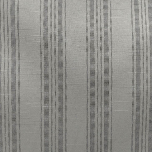 Tecido Para Sofá Algodão Cotone Listrado Crú/Cinza - Tecidos Fiama